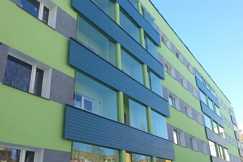 Rõduklaasid kortermajal